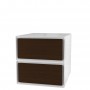 easyBox meuble de rangement 2 tiroirs grand volume horizontal
